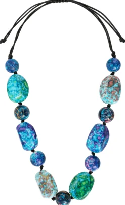 Bijou Brigitte Statement-Ketten|Bunter Schmuck>Kette - Ocean Stones mehrfarbig