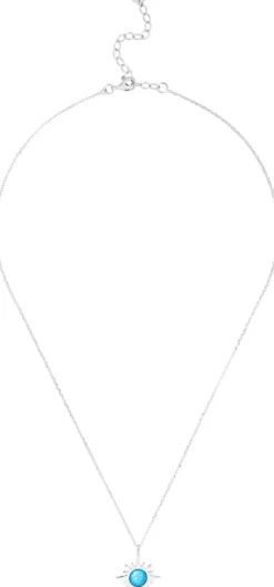 Bijou Brigitte Boho-Schmuck|Ketten 925Er Silber>Kette - Ocean Sun silber