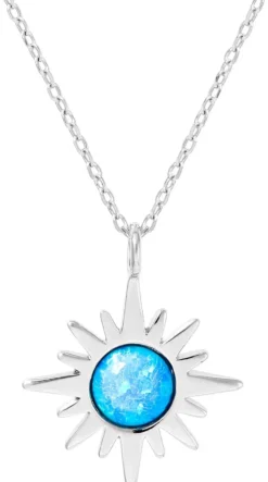 Bijou Brigitte Boho-Schmuck|Ketten 925Er Silber>Kette - Ocean Sun silber