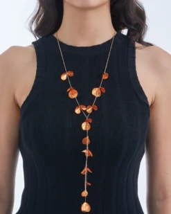 Bijou Brigitte Statement-Ketten|Blumenschmuck>Kette - Bloom orange