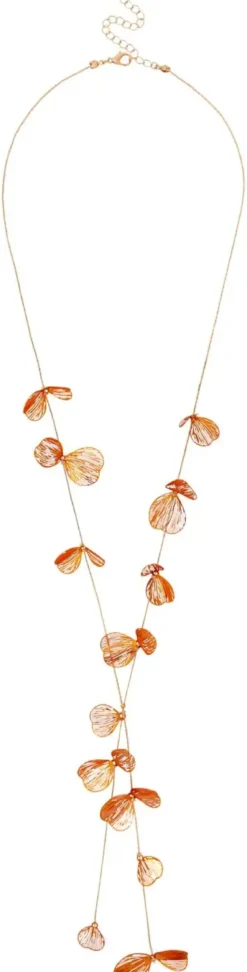Bijou Brigitte Statement-Ketten|Blumenschmuck>Kette - Bloom orange