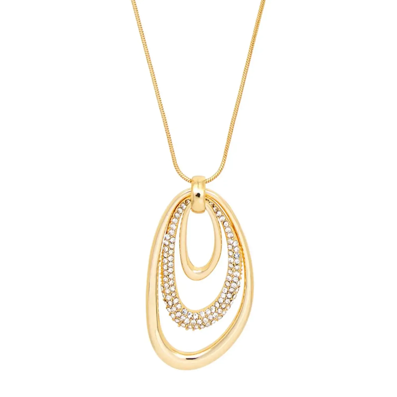 Bijou Brigitte Ketten Gold>Kette - Oval Glamour gold