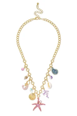Bijou Brigitte Maritimer Schmuck|Ketten Gold>Kette - Paradise Shells gold, mehrfarbig