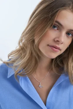 Bijou Brigitte Bunter Schmuck|Pastellschmuck>Kette - Pastel Butterfly mehrfarbig, silber
