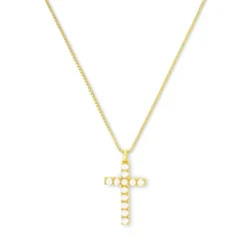 Bijou Brigitte Für Bestimmte Personen>Kette - PearlCross rosa, roségold