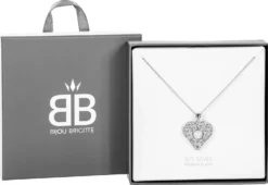 Bijou Brigitte Für Bestimmte Personen|Silver Crystals>Kette - Pearl Love silber