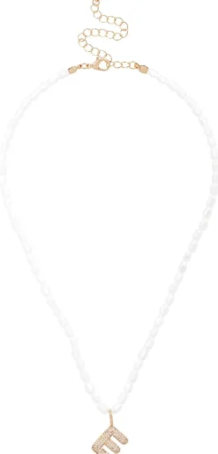 Bijou Brigitte Perlenschmuck|Perlenketten>Kette - Pearly E weiß