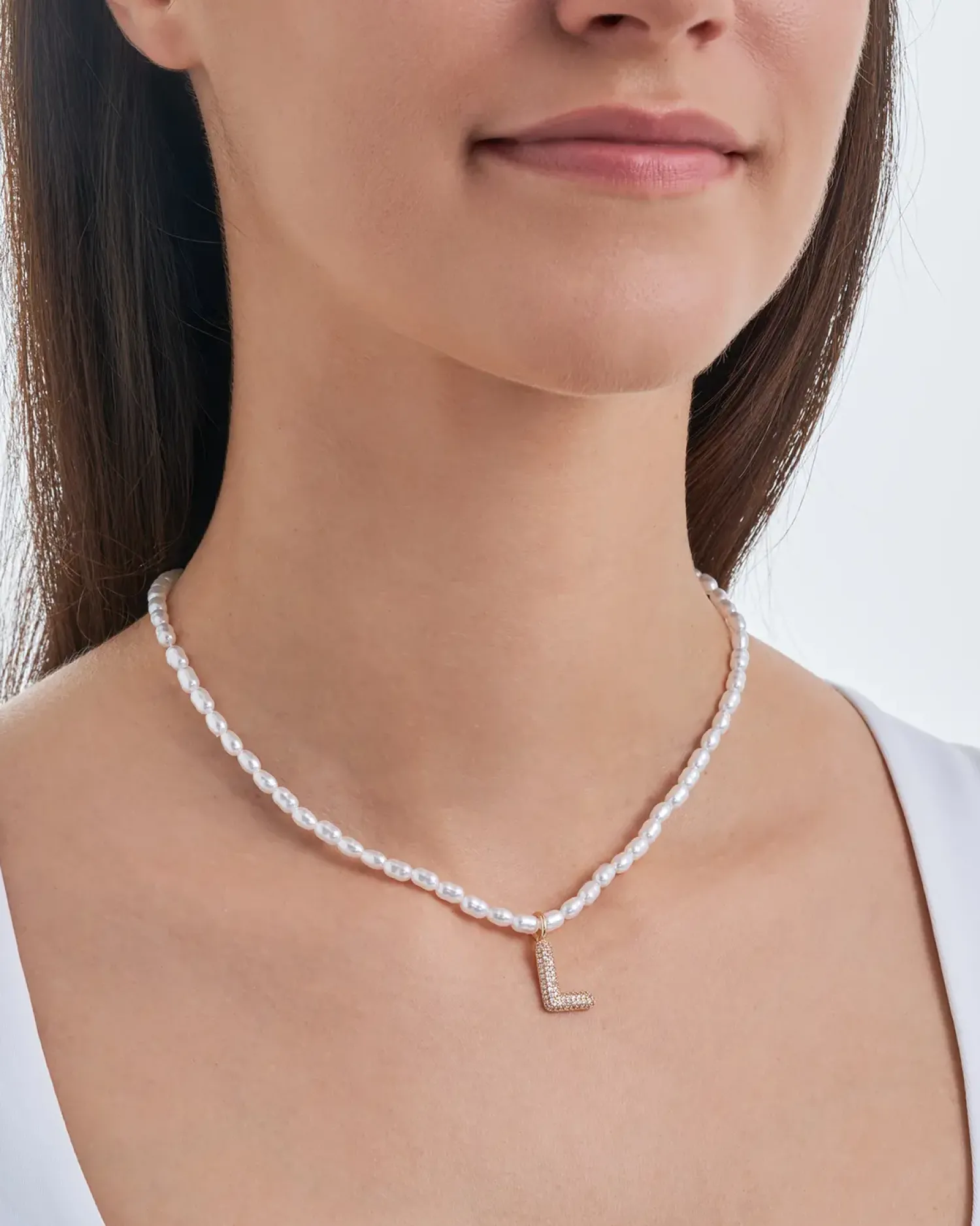 Bijou Brigitte Perlenschmuck|Perlenketten>Kette - Pearly L weiß