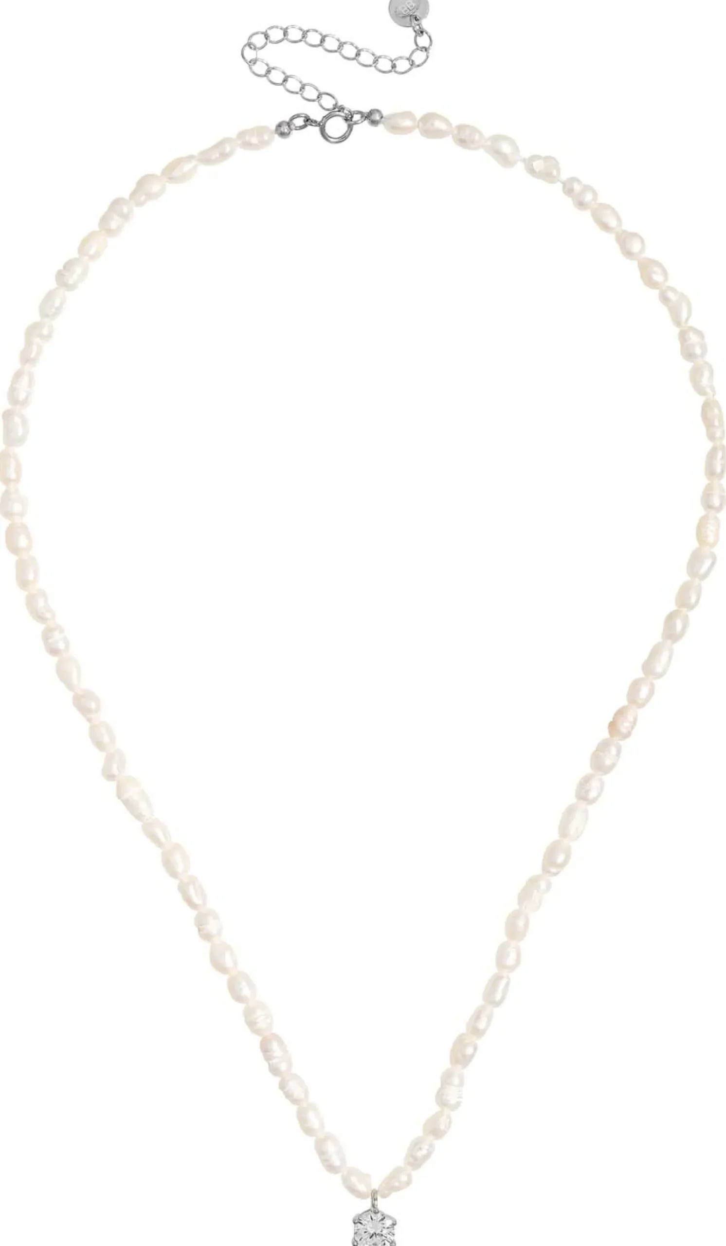 Bijou Brigitte Silver Crystals|Perlenschmuck>Kette - Pearly Night weiß