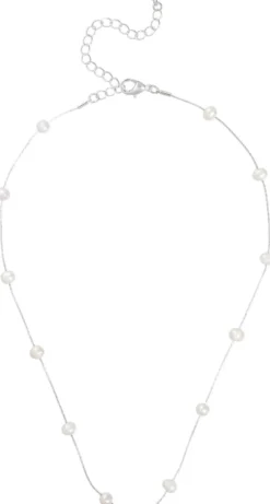 Bijou Brigitte Perlenschmuck|Perlenketten>Kette - Pearly Peace weiß, silber