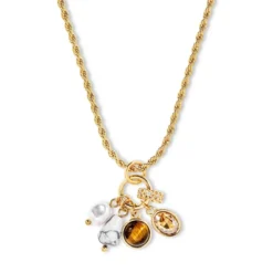 Bijou Brigitte Ketten Gold>Kette - Pendant Gleam gold