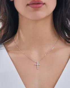Bijou Brigitte Silver Crystals|Ketten 925Er Silber>Kette - Perfect Cross silber