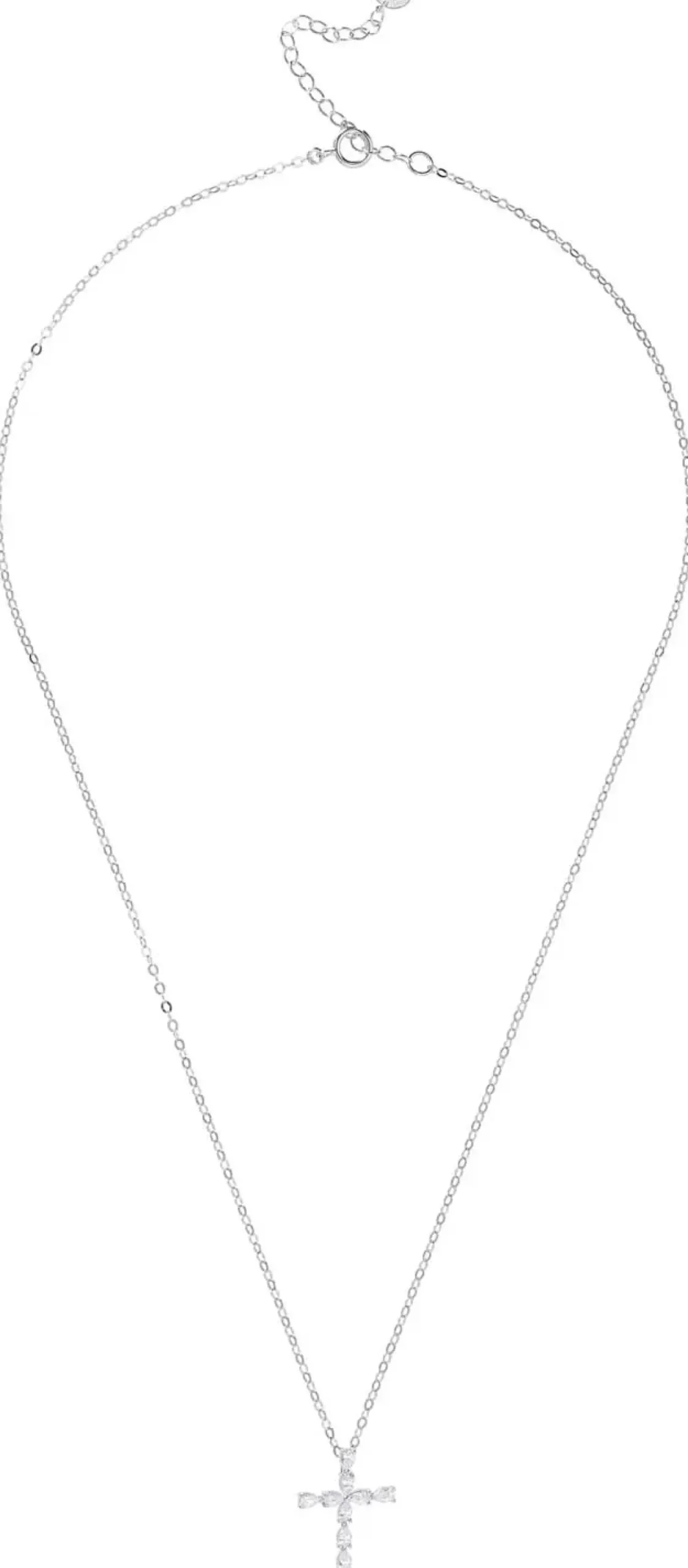 Bijou Brigitte Silver Crystals|Ketten 925Er Silber>Kette - Perfect Cross silber