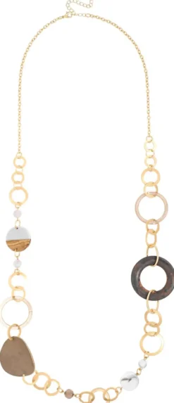 Bijou Brigitte Statement-Ketten|Ketten Gold>Kette - Perpetual Wood gold