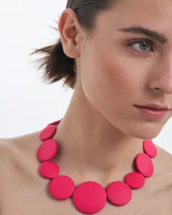 Bijou Brigitte Statement-Ketten>Kette - Tiles pink