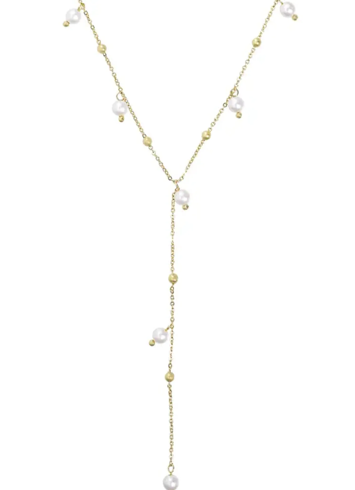 Bijou Brigitte Ketten Gold>Kette - Plated Pearls gold