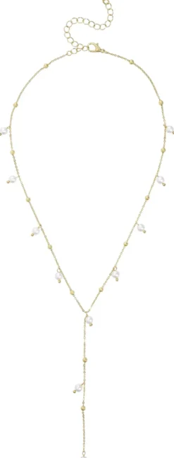 Bijou Brigitte Ketten Gold>Kette - Plated Pearls gold