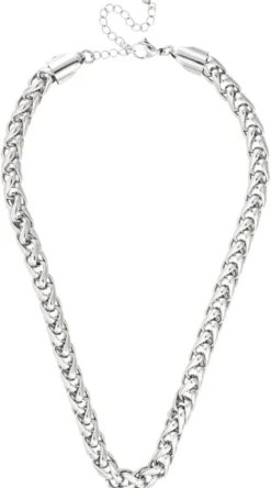 Bijou Brigitte Wasserfester Schmuck|Herrenketten>Kette - Powerful Steel silber