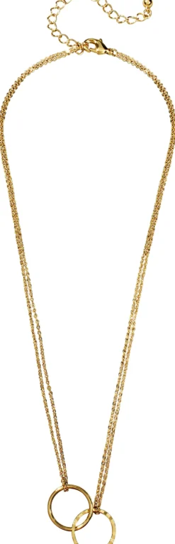 Bijou Brigitte Ketten Gold>Kette - Pretty Double Ring gold
