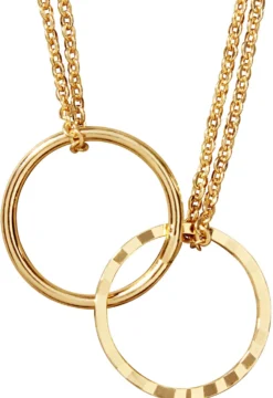 Bijou Brigitte Ketten Gold>Kette - Pretty Double Ring gold