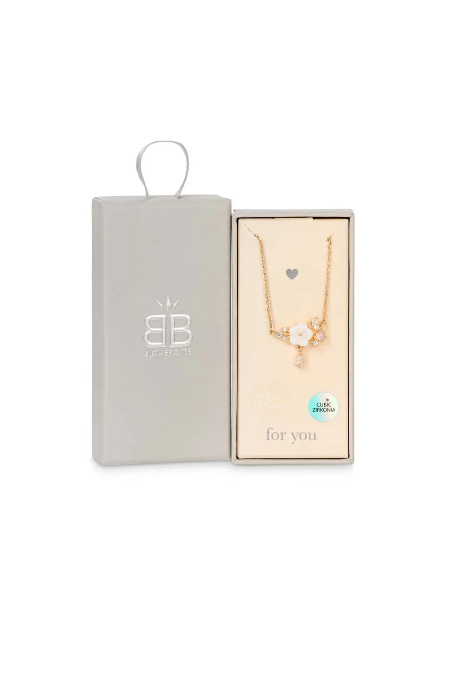 Bijou Brigitte Blumenschmuck>Kette - Pretty Summer roségold