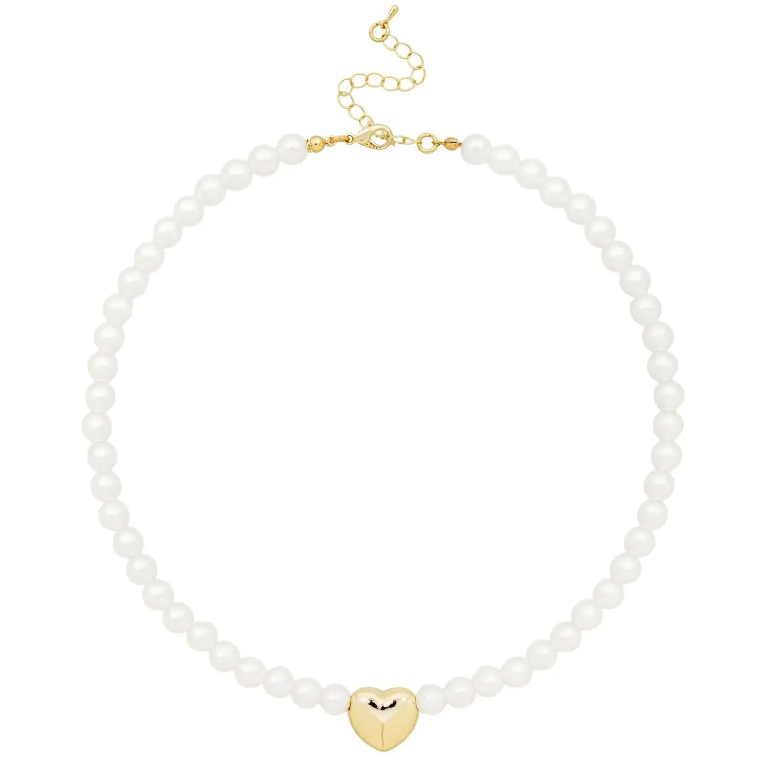 Bijou Brigitte Perlenschmuck|Perlenketten>Kette - Pure Heart weiß