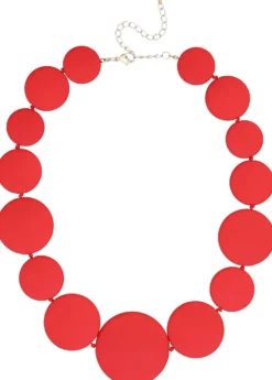 Bijou Brigitte Statement-Ketten>Kette - Red Circle rot