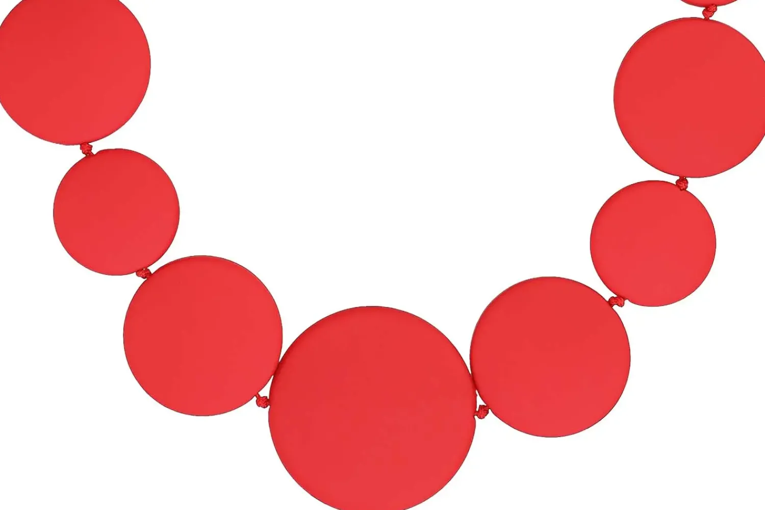 Bijou Brigitte Statement-Ketten>Kette - Red Circle rot