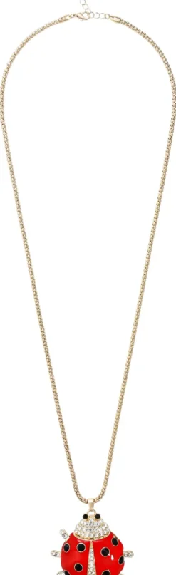 Bijou Brigitte Statement-Ketten|Ketten Gold>Kette - Red Spring gold, rot