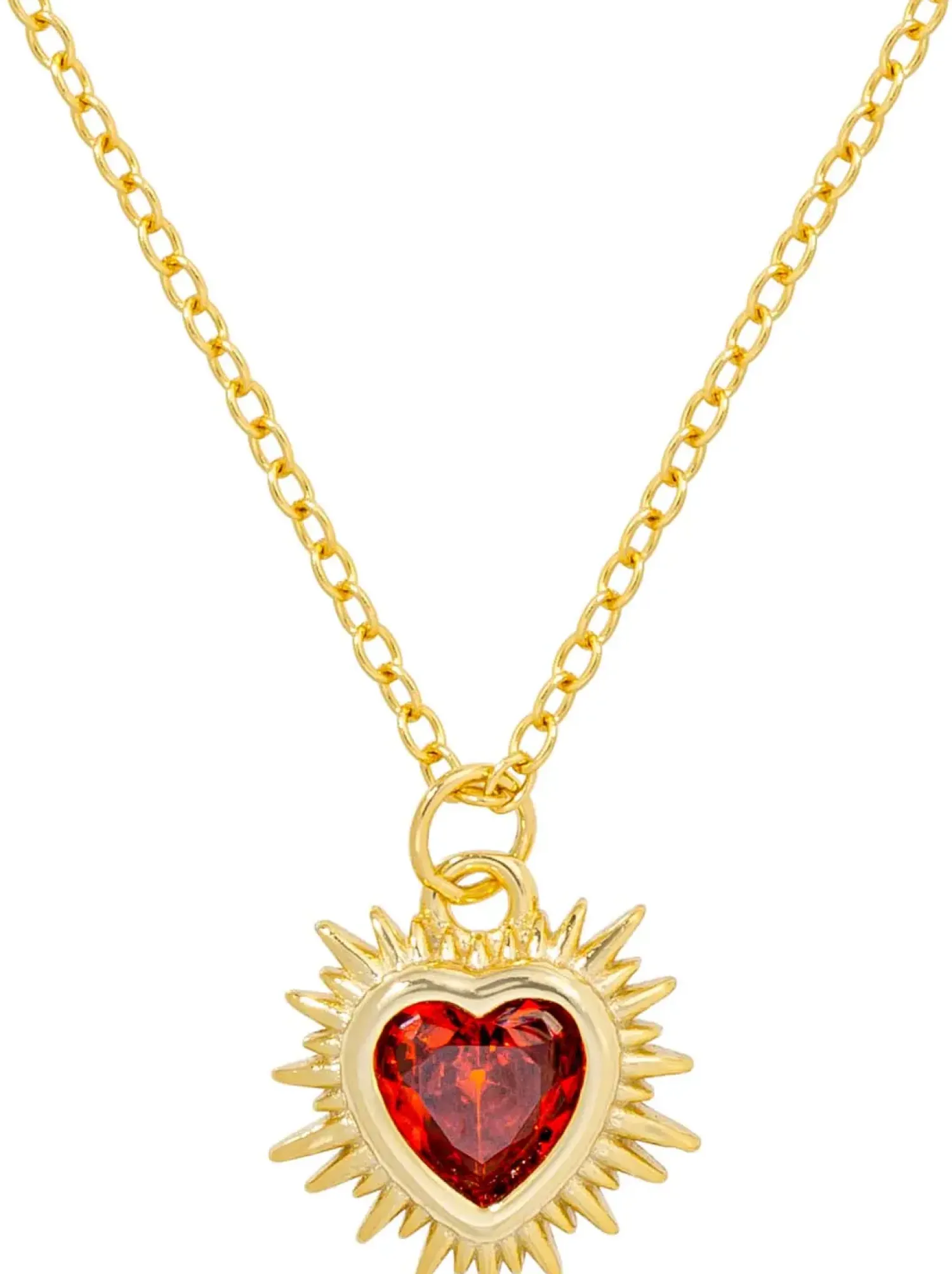 Bijou Brigitte Für Bestimmte Personen|Ketten Gold>Kette - Red Zirconia gold, rot