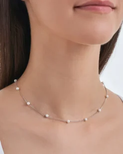 Bijou Brigitte Ketten 925Er Silber|Ketten 925Er Silber>Kette - Rhodium Pearls silber