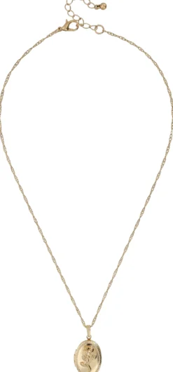 Bijou Brigitte Ketten Gold>Kette - Rose Pedant gold