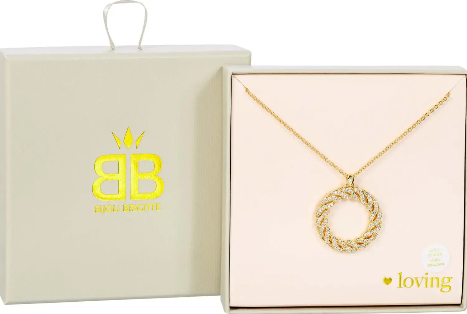 Bijou Brigitte Ketten Gold>Kette - Round Sparkle gold