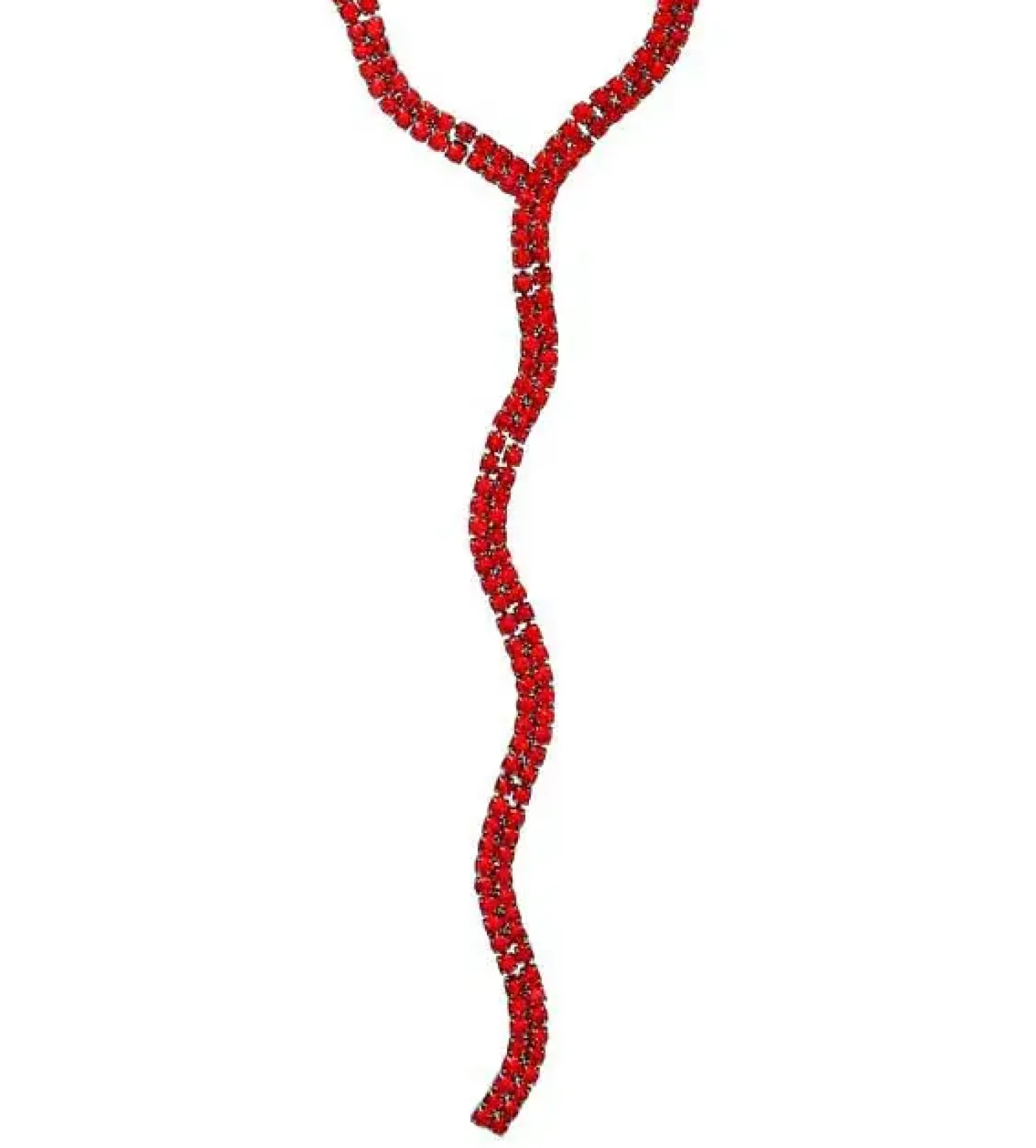 Bijou Brigitte Statement-Ketten>Kette - Scarlet Curve rot