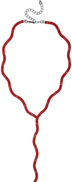 Bijou Brigitte Statement-Ketten>Kette - Scarlet Curve rot