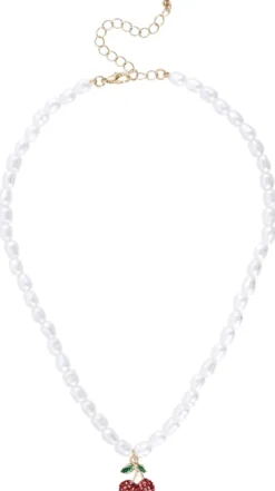 Bijou Brigitte Perlenschmuck|Perlenketten>Kette - Shiny Cherry weiß