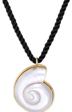 Bijou Brigitte Statement-Ketten|Maritimer Schmuck>Kette - Shiny Home schwarz, weiß
