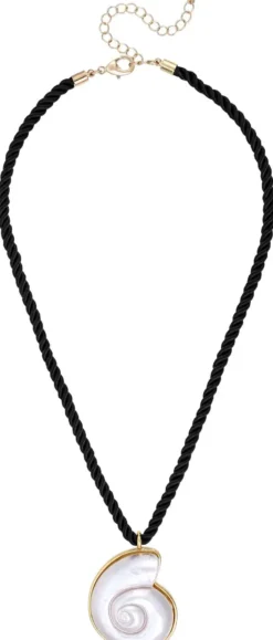 Bijou Brigitte Statement-Ketten|Maritimer Schmuck>Kette - Shiny Home schwarz, weiß