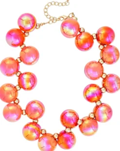 Bijou Brigitte Statement-Ketten>Kette - Shiny Reds rot
