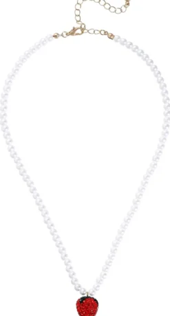 Bijou Brigitte Perlenschmuck|Perlenketten>Kette - Shiny Strawberry weiß