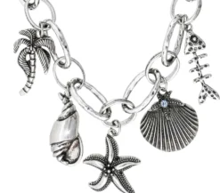 Bijou Brigitte Maritimer Schmuck|Muschelschmuck>Kette - SIlver Coastline silber