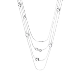 Bijou Brigitte Layering-Ketten>Kette - Silver Dots silber