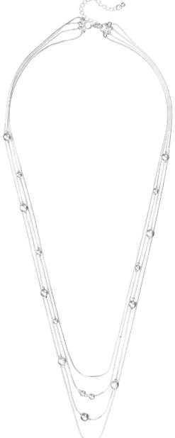 Bijou Brigitte Layering-Ketten>Kette - Silver Dots silber