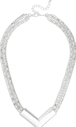 Bijou Brigitte Statement-Ketten>Kette - Silver Mesh silber