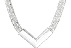 Bijou Brigitte Statement-Ketten>Kette - Silver Mesh silber