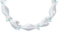 Bijou Brigitte Statement-Ketten>Kette - Silver Scales silber