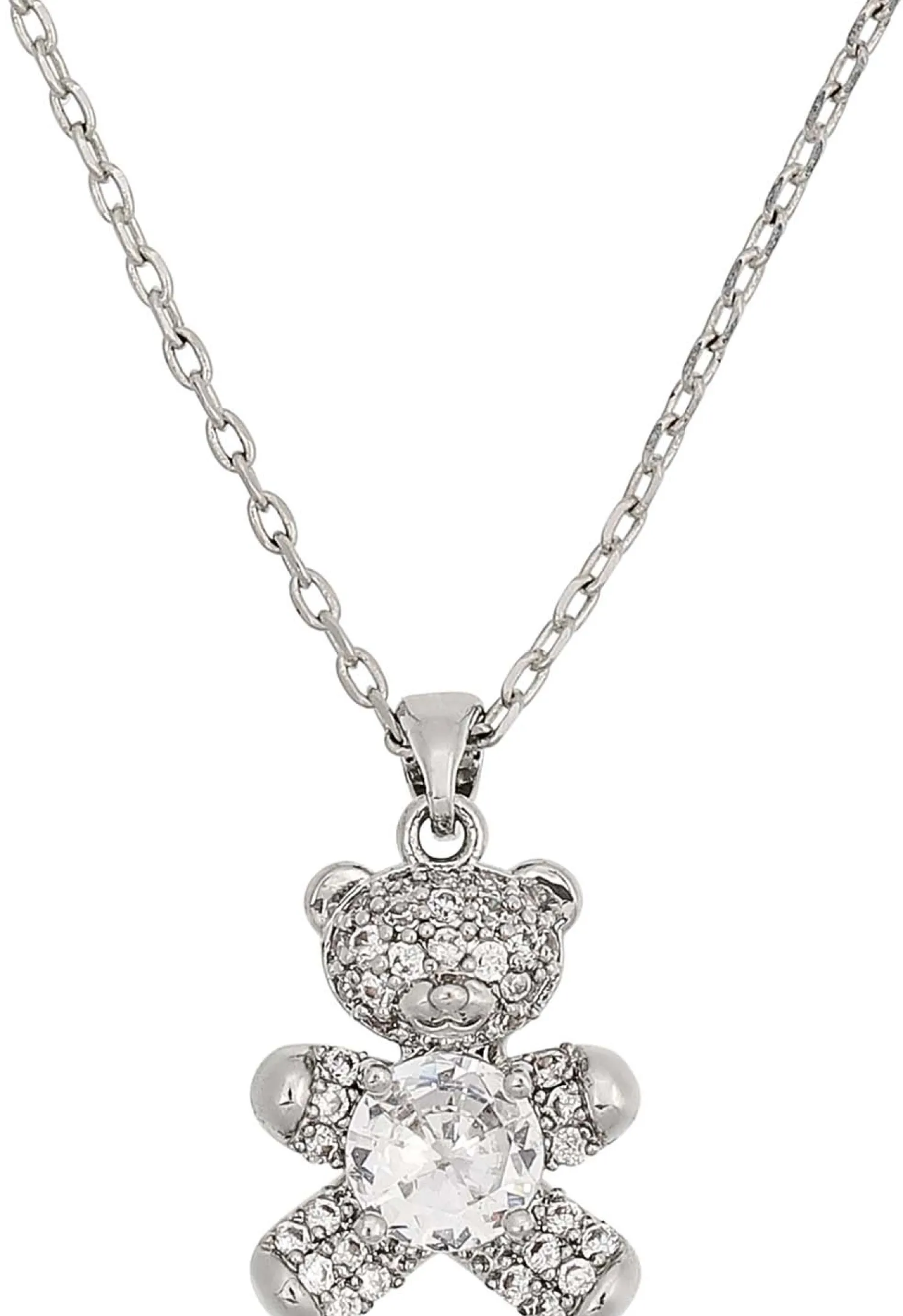Bijou Brigitte Kinderschmuck>Kette - Silver Teddy silber