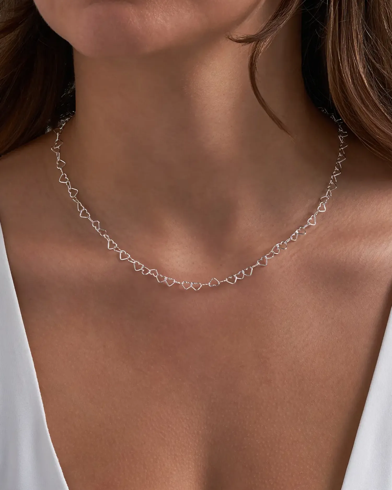 Bijou Brigitte Für Bestimmte Personen|Ketten 925Er Silber>Kette - Silvery Hearts silber