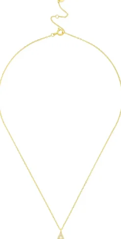 Bijou Brigitte Silver Crystals|Ketten Gold>Kette - Simple A gold