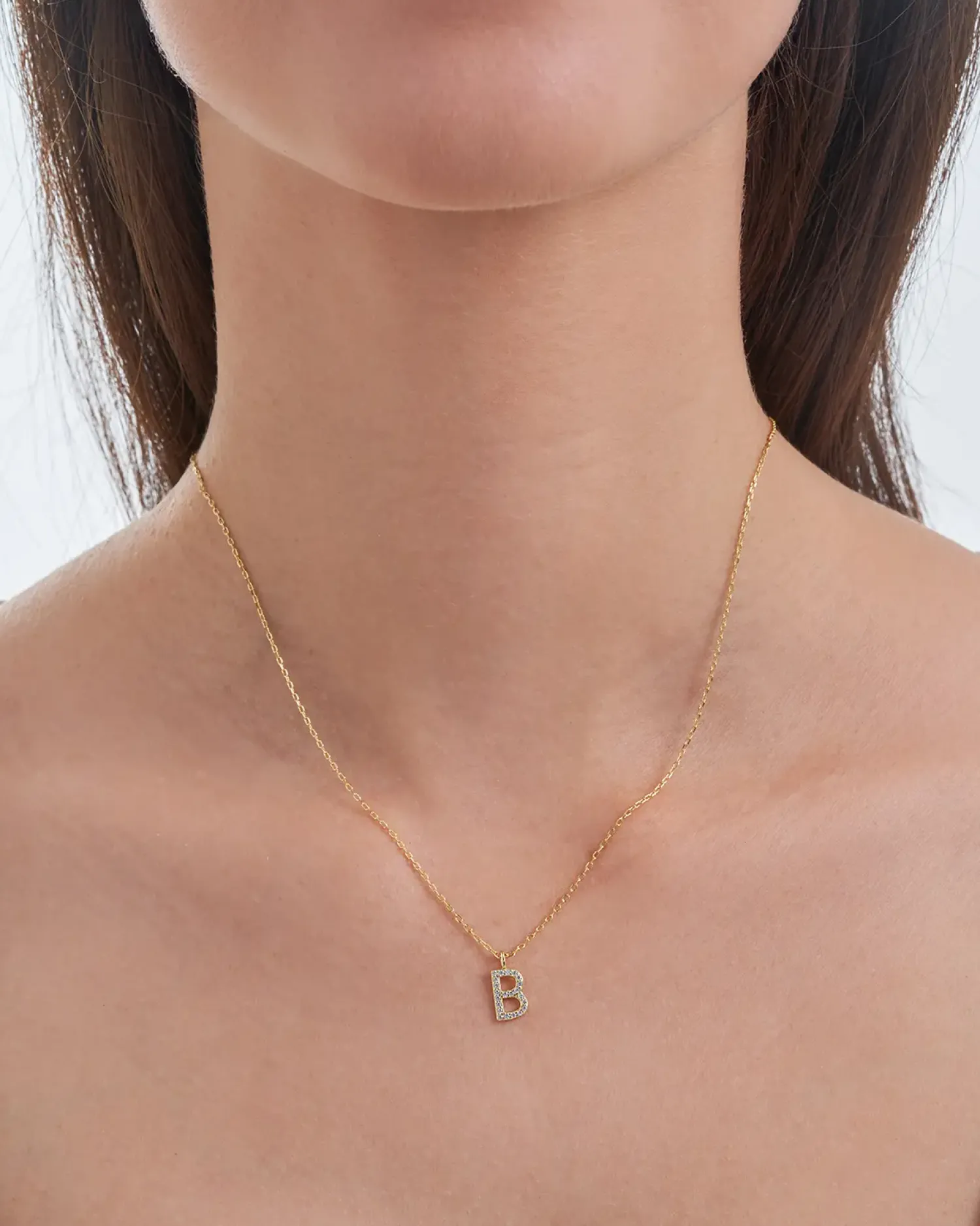 Bijou Brigitte Ketten 925Er Silber|Ketten Gold>Kette - Simple B gold